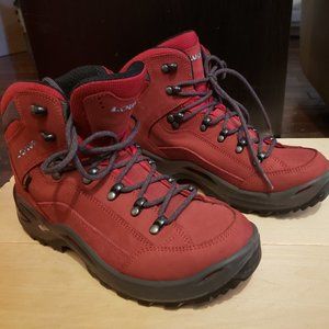 Red LOWA Renegade GTX Hiking Boots size 8 US